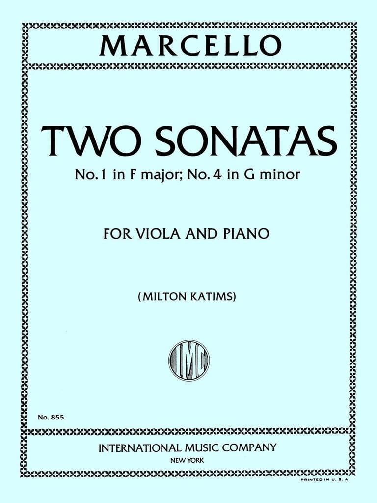 2 Sonate (Fa Maggiore E Sol Minore) (Katims)